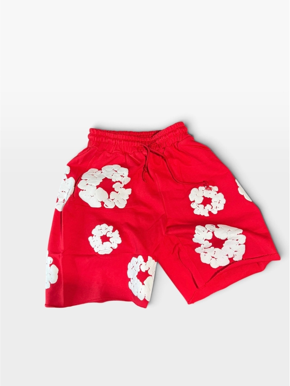 Denim Tears Floral print red shorts
